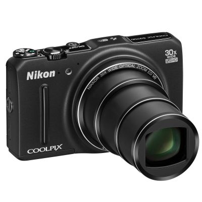 Digital camera Nikon COOLPIX S9700, 16MP, Wi-Fi, GPS, Black