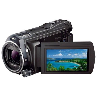 Sony camcorder with built-in projector HDRPJ810EB, 32GB, Full HD, Black