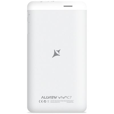 Allview Viva C7 Tablet with Cortex A7 Dual-Core 1.50GHZ processor, 7", LCD, 512MB DDR3, 8GB, Wi-Fi, Android 4.4 KitKat, White